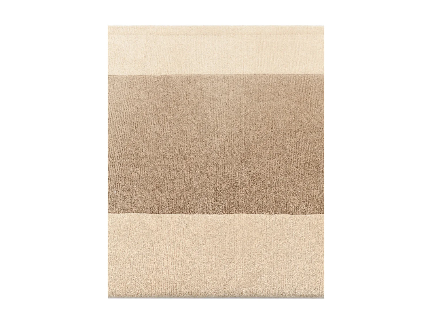 Tapis de couloir en laine 79x396 beige Darya