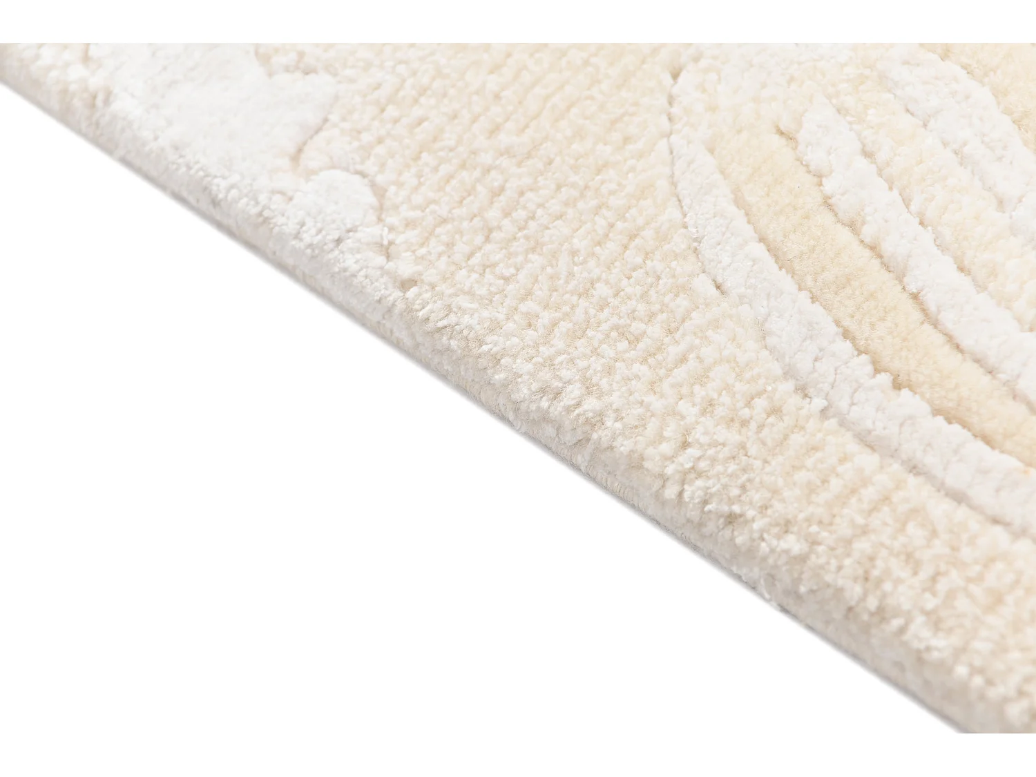 Tapis de couloir en laine 84x401 beige Darya