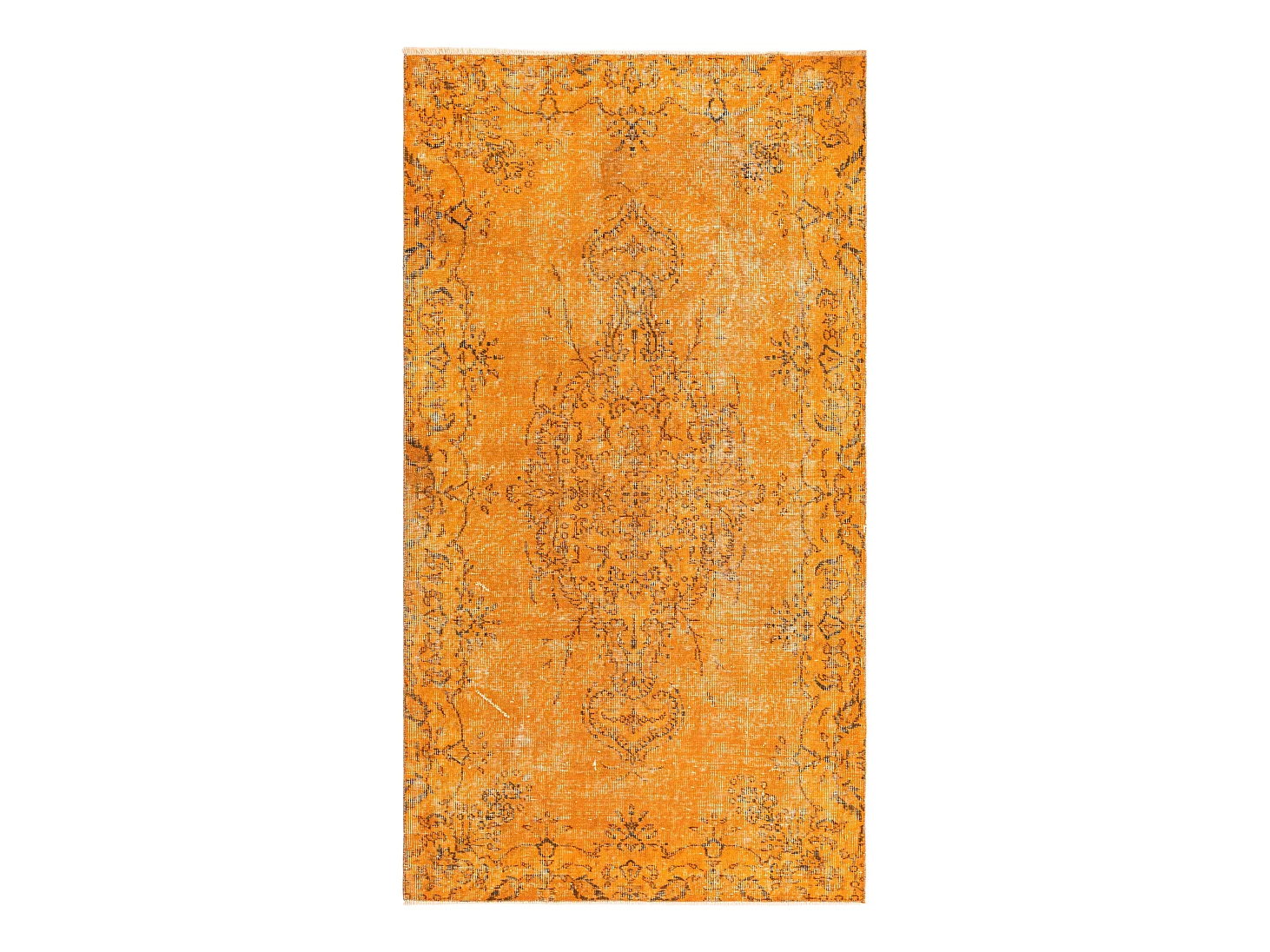 Tapis de laine 112x203 orange Ultra Vintage