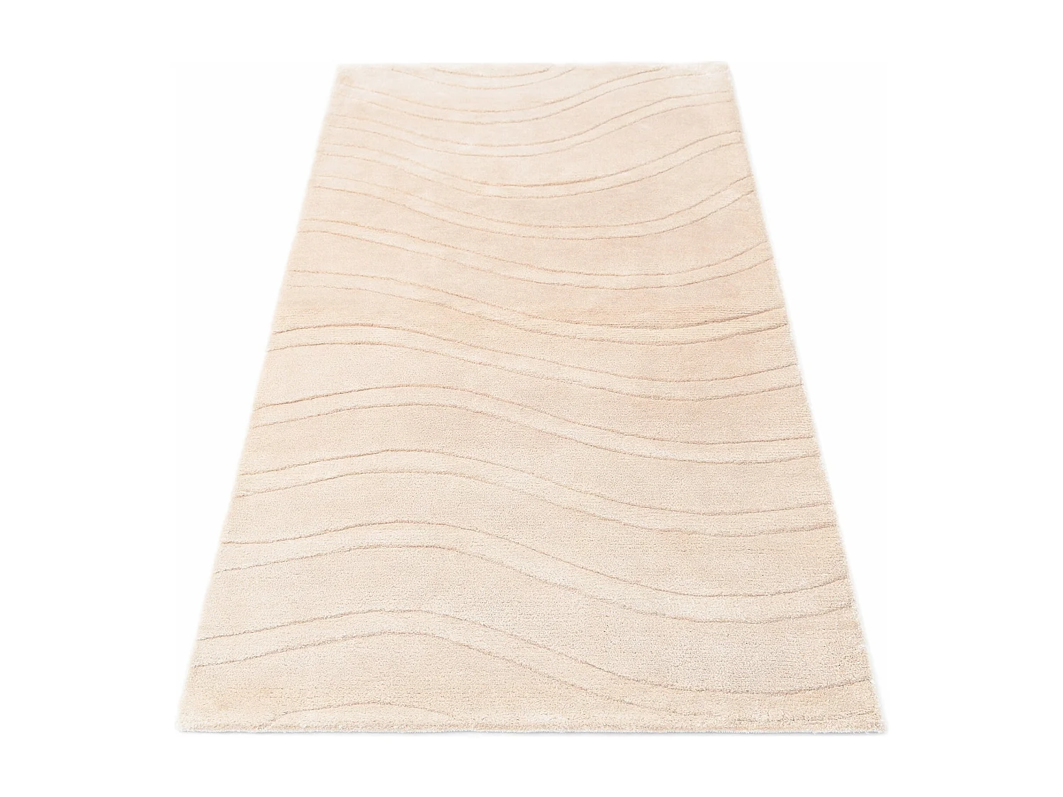 Wollteppich 76x150 Braun Darya