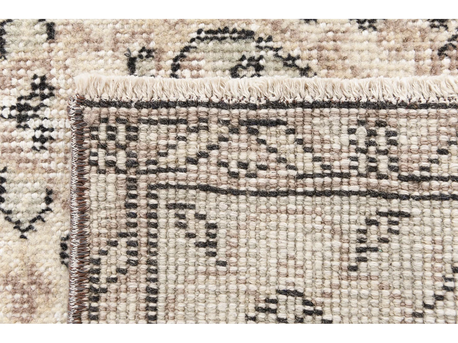 Wollteppich 165x264 Beige Ultra Vintage