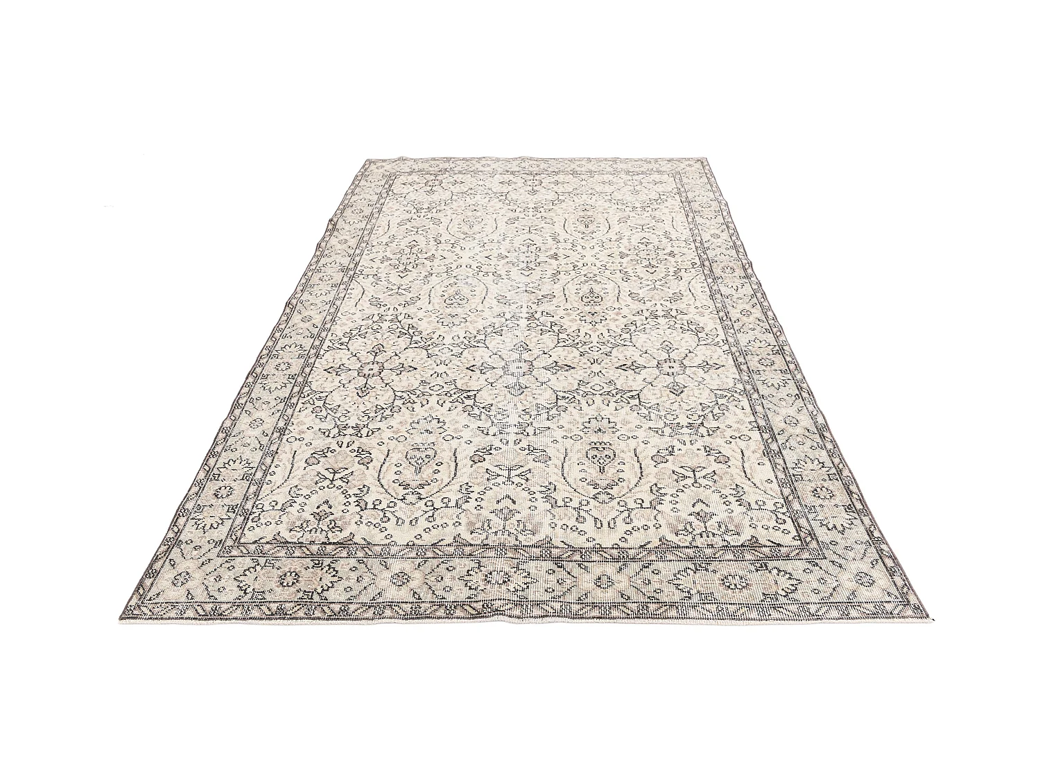 Tapis de laine 165x264 beige Ultra Vintage