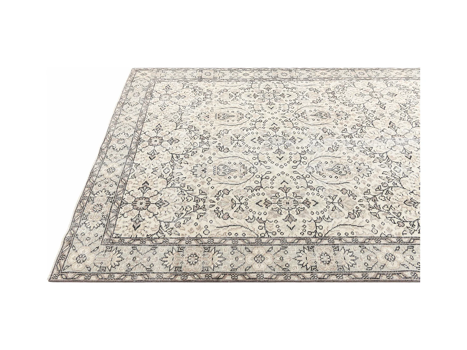 Tapis de laine 165x264 beige Ultra Vintage
