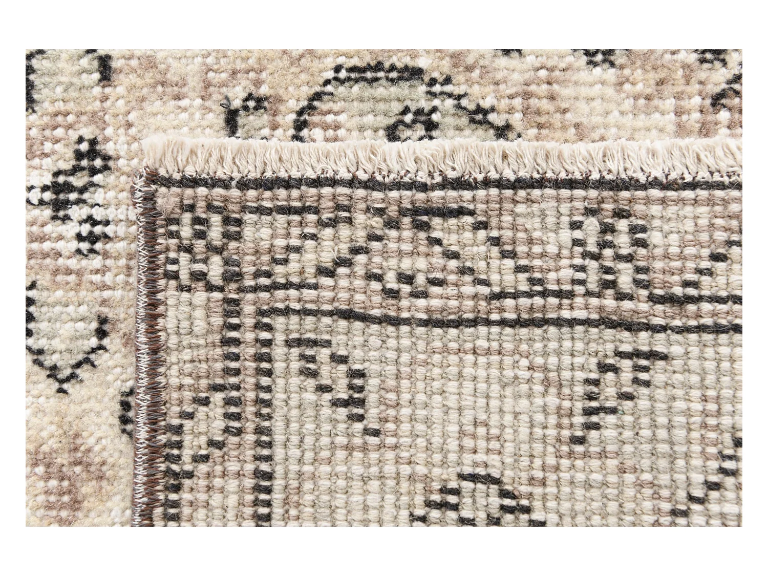 Tapis de laine 165x264 beige Ultra Vintage