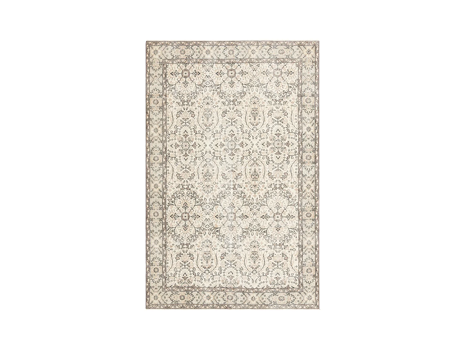 Tapis de laine 165x264 beige Ultra Vintage