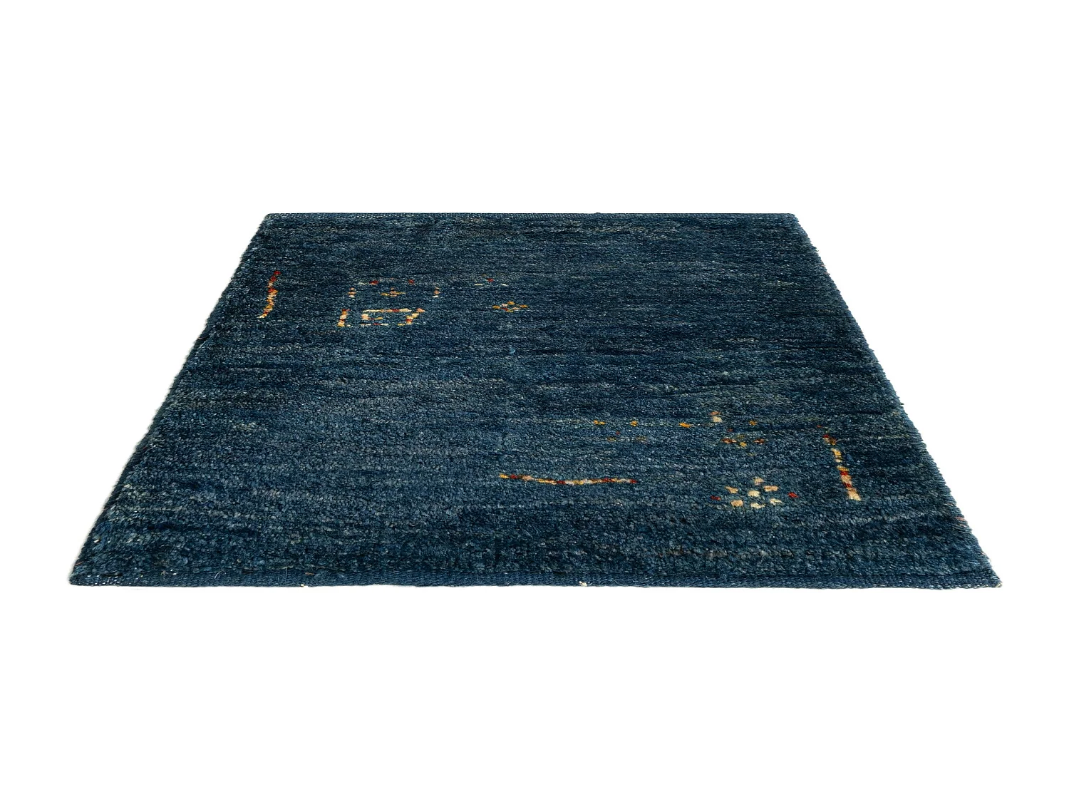Woltapijt 50x45 Blauw Gabbeh