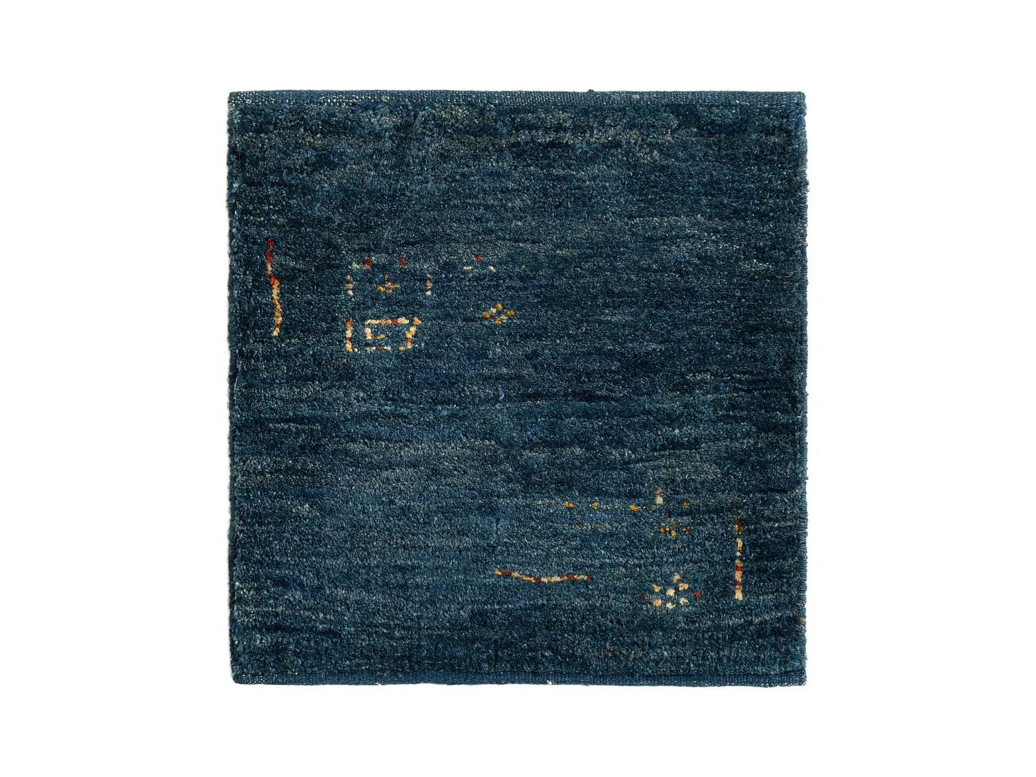 Tapis de laine 45x50 Bleu Gabbeh