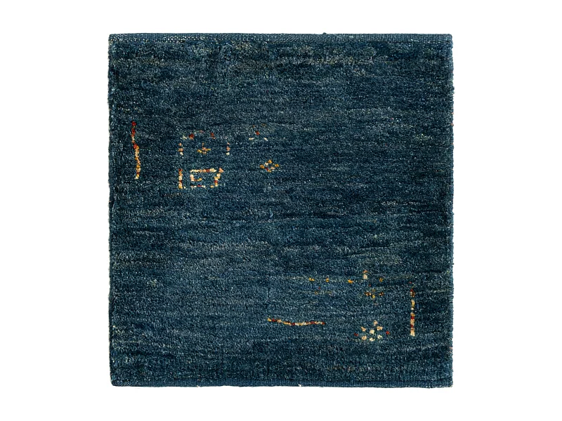 Tappeto in lana 45x50 Blu Gabbeh
