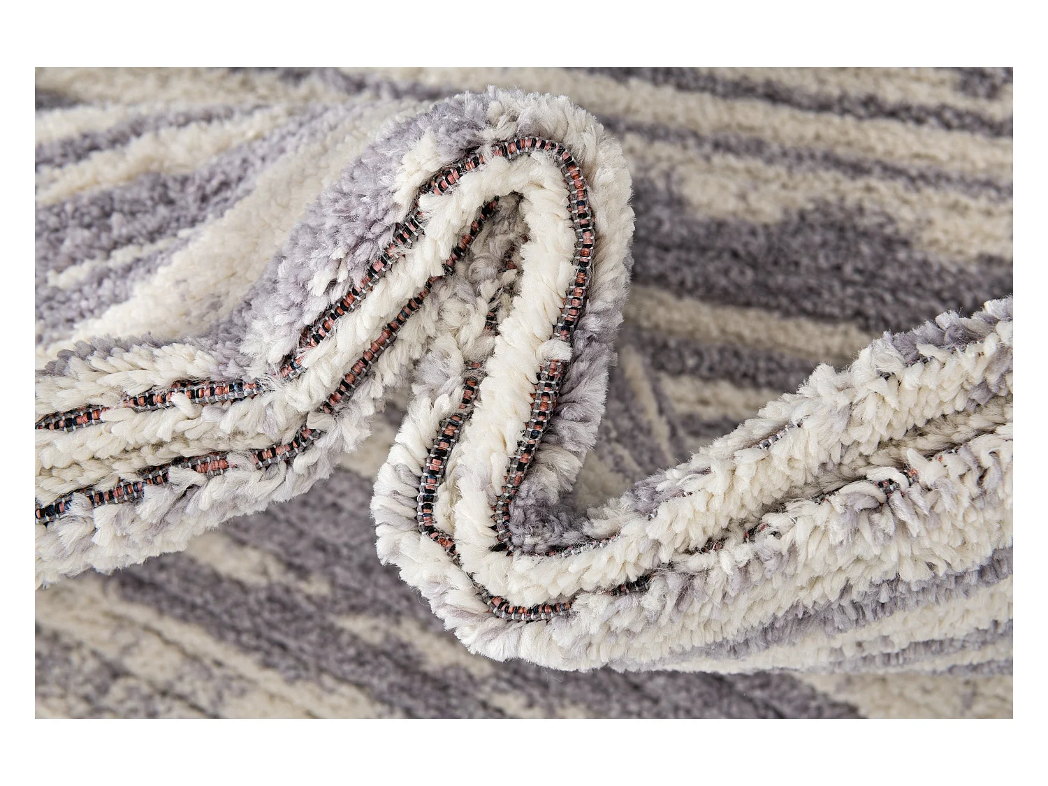 Hoogpolig tapijt 245x160 Beige Frauenfeldnea