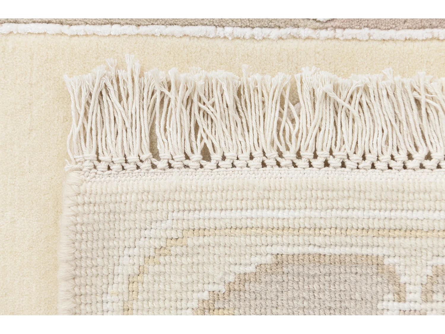 Tappeto per corridoio in lana 89x399 beige Darya