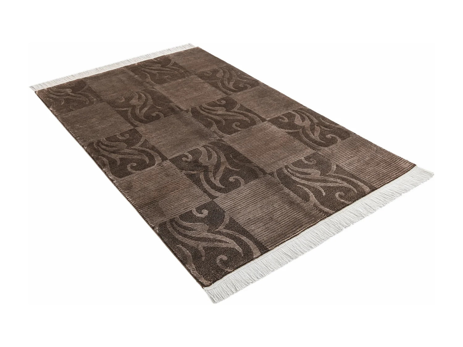 Tapis de laine 119x183 brun Darya