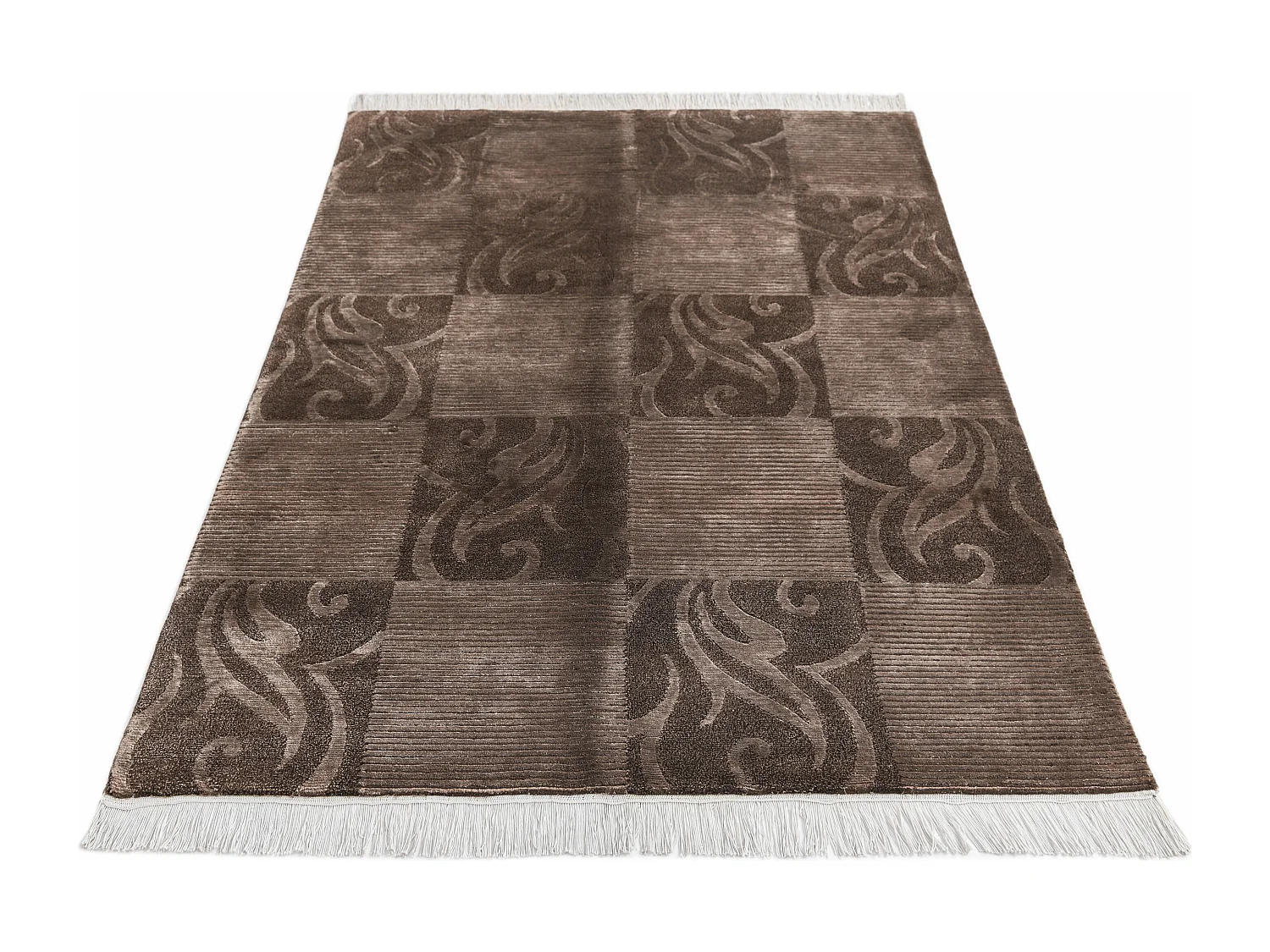 Tapis de laine 119x183 brun Darya