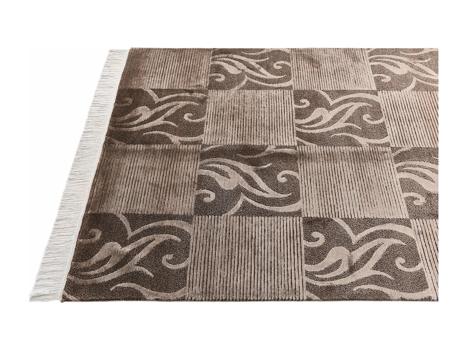 Tapis de laine 119x183 brun Darya