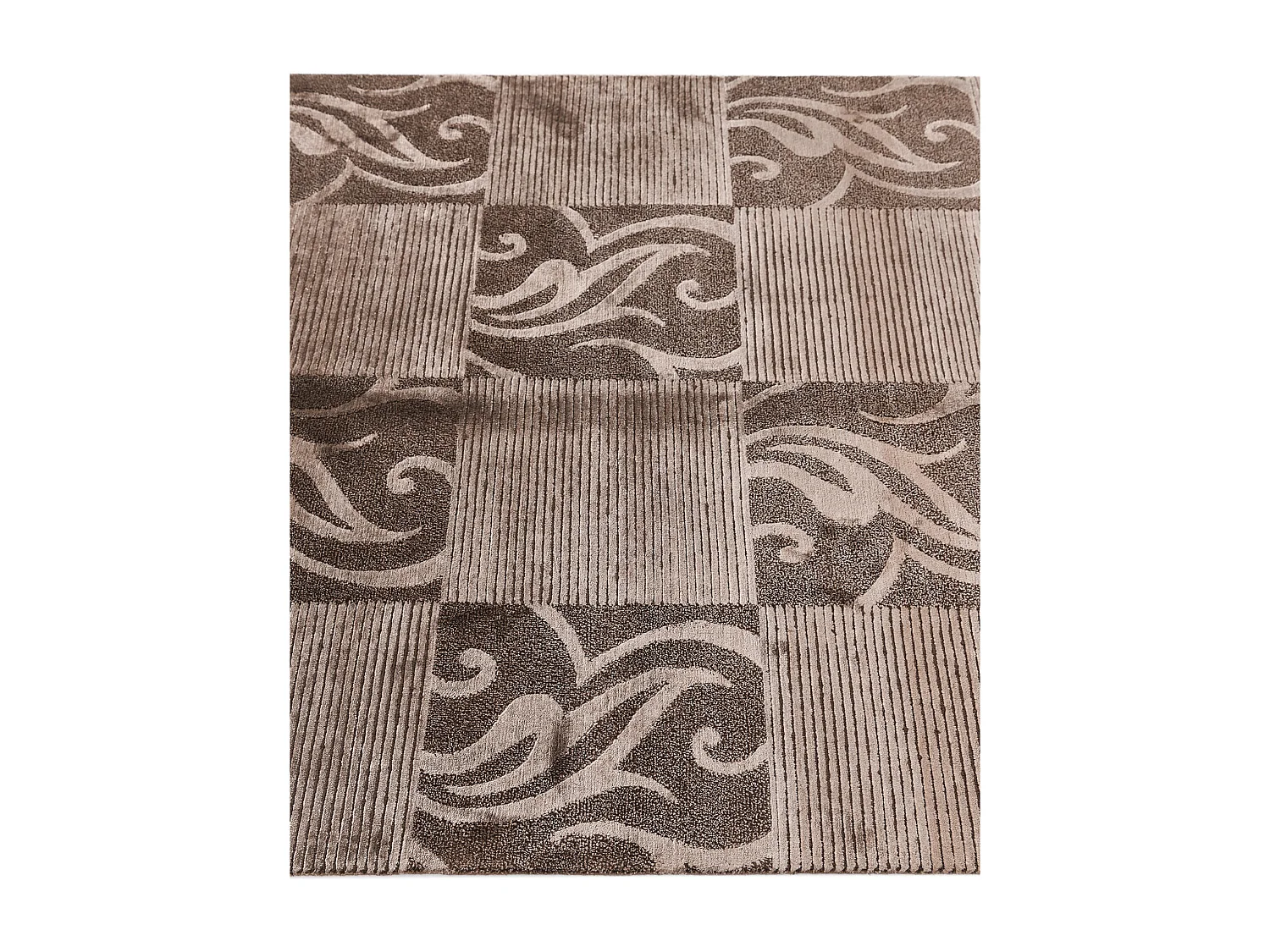 Tapis de laine 119x183 brun Darya