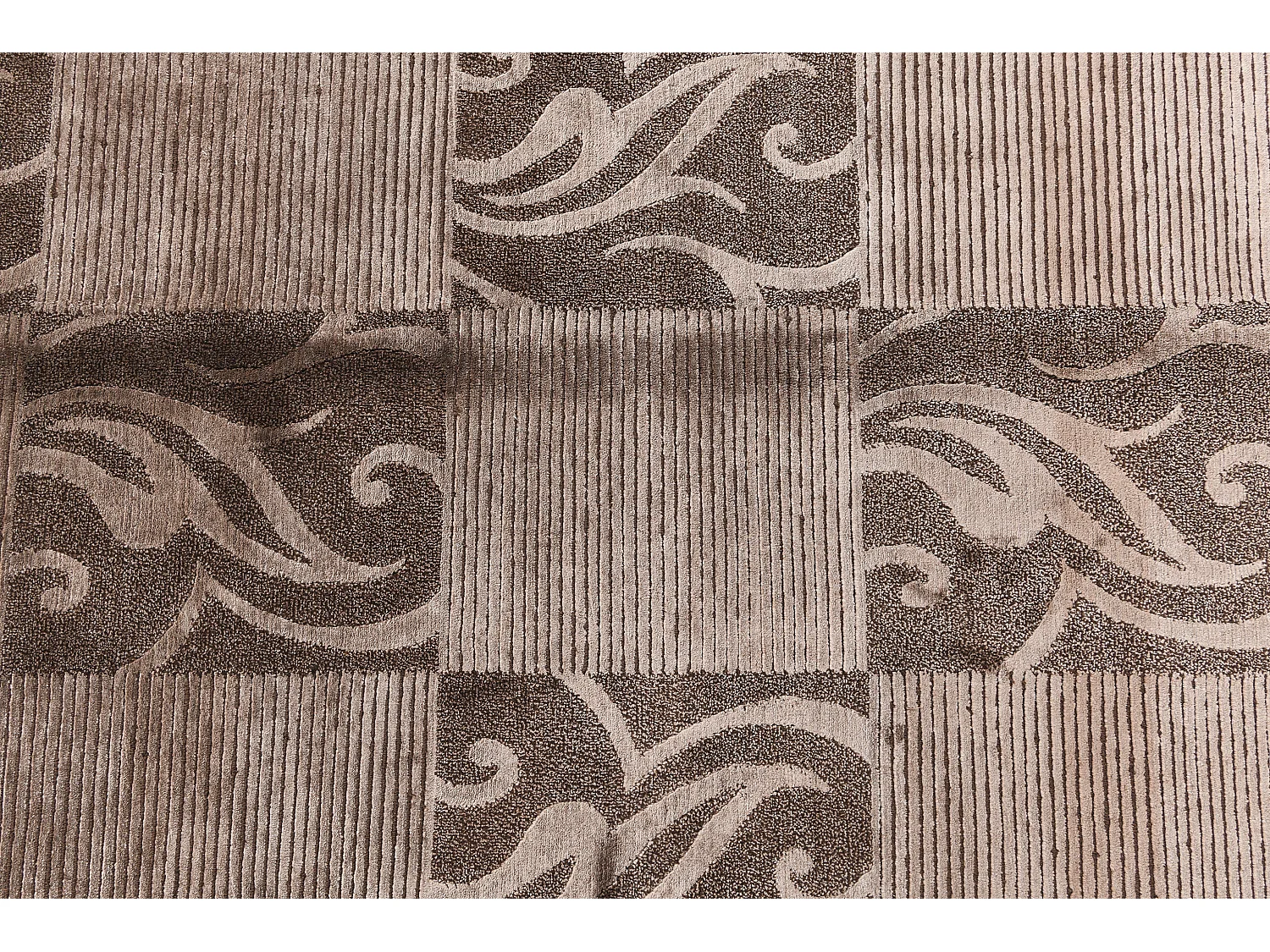 Tapis de laine 119x183 brun Darya