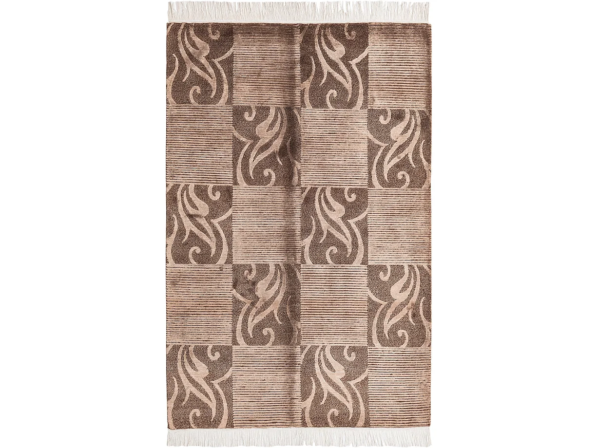 Tapis de laine 119x183 brun Darya