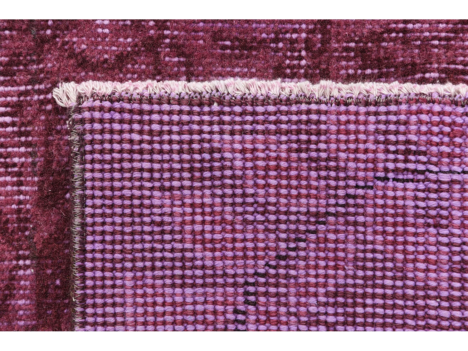 Tapis de laine 180x295 Violet Ultra Vintage