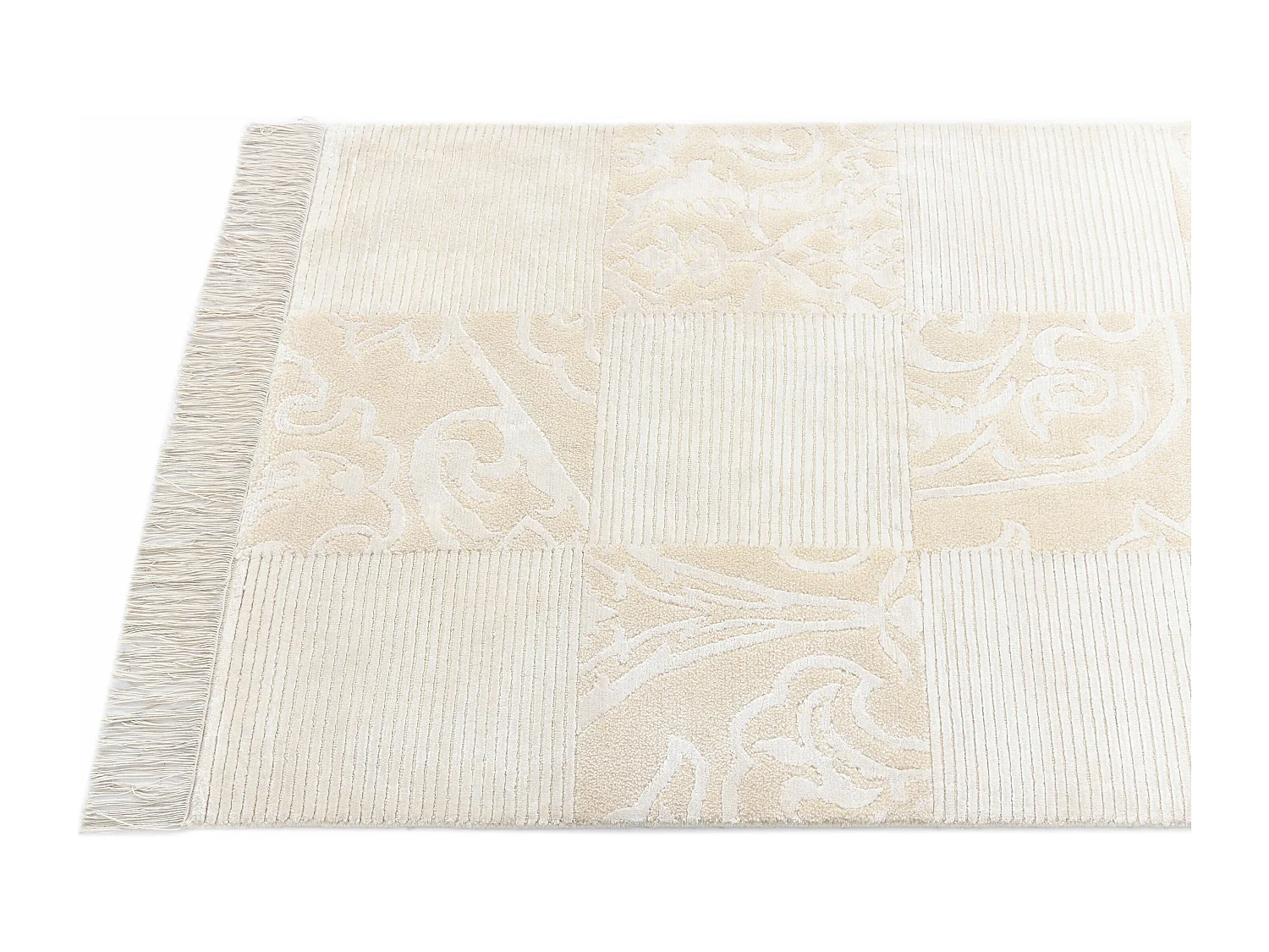 Tappeto per corridoio in lana 79x389 beige Darya