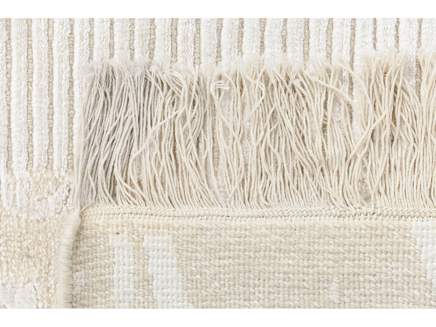 Tappeto per corridoio in lana 79x389 beige Darya