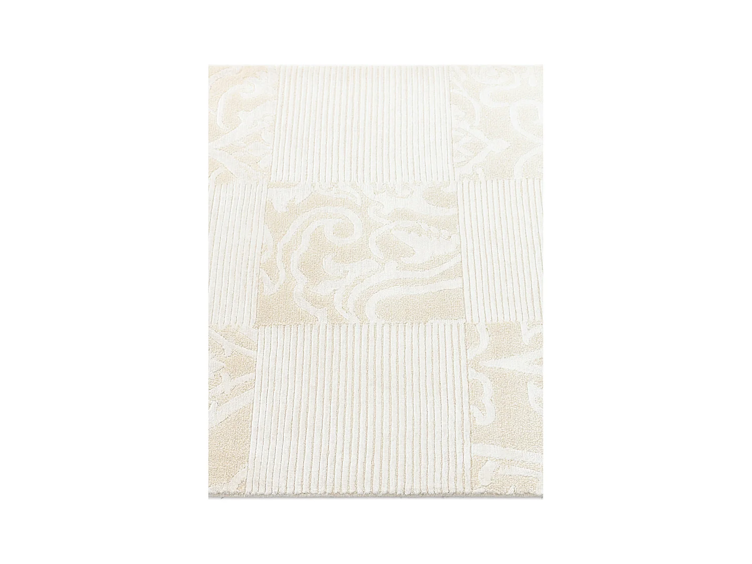 Tapis de couloir en laine 79x389 beige Darya