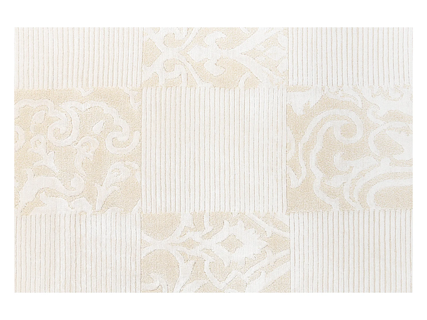 Tapis de couloir en laine 79x389 beige Darya