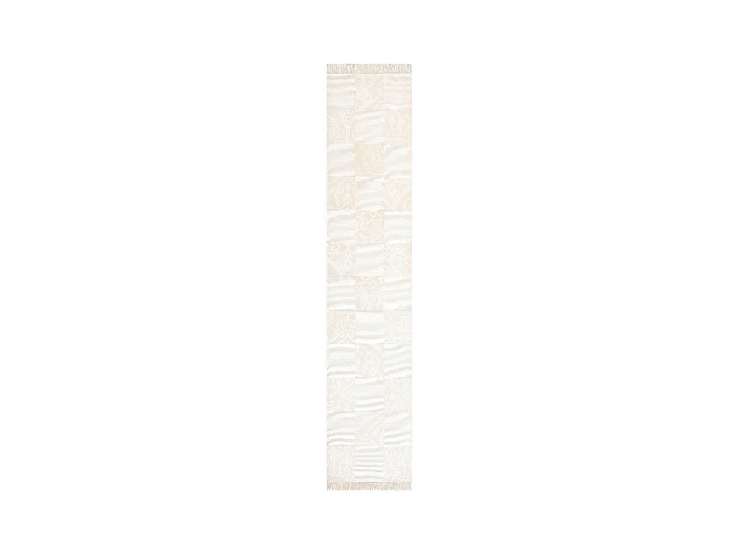 Tapis de couloir en laine 79x389 beige Darya