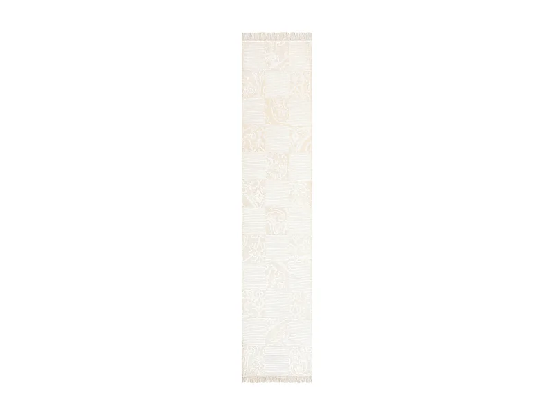 Tapis de couloir en laine 79x389 beige Darya