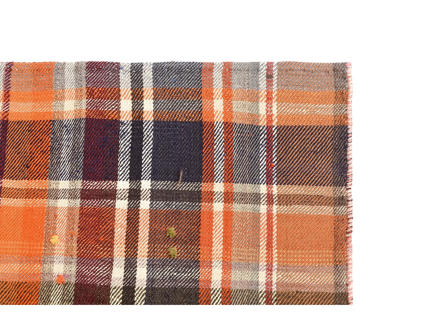 Tapis de laine 165x214 orange Jajim