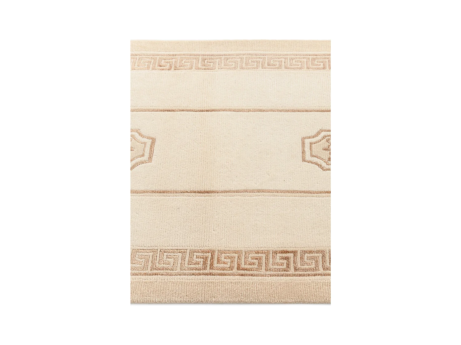 Tapis de couloir en laine 84x300 brun Darya