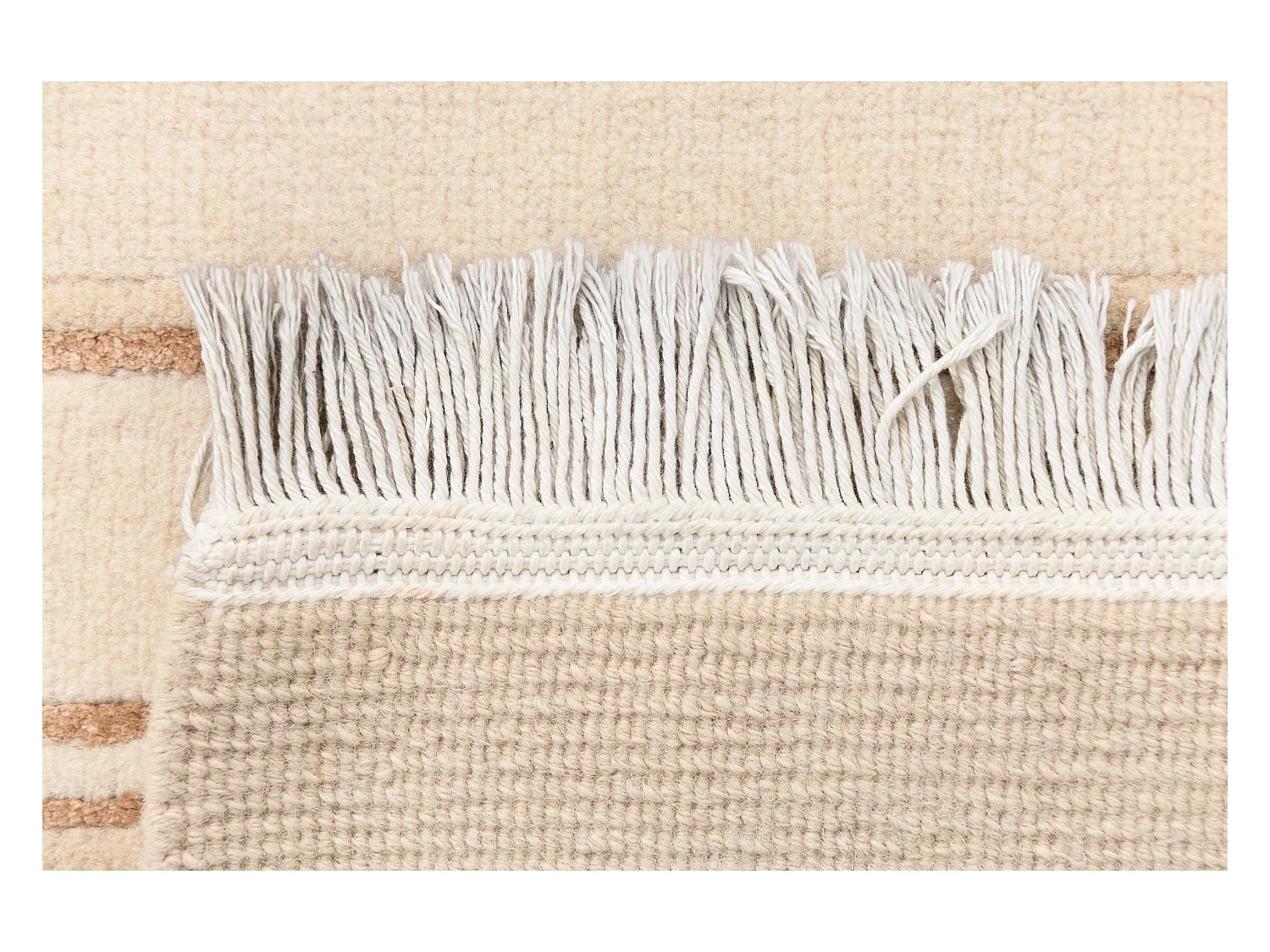 Tapis de couloir en laine 84x300 brun Darya