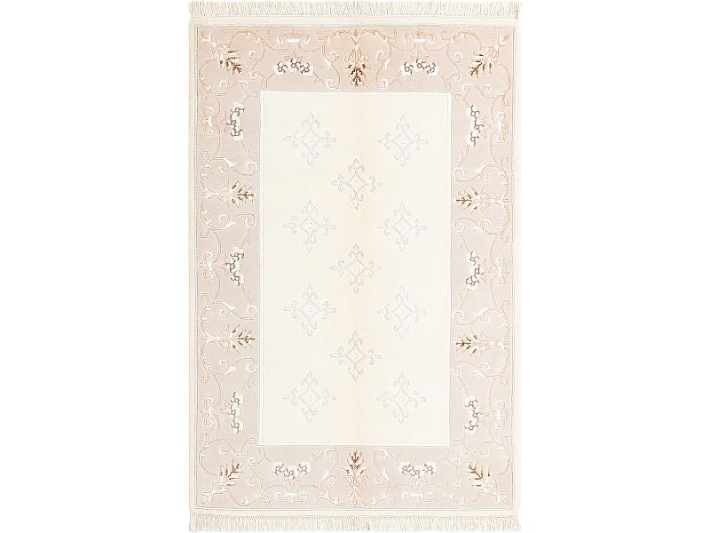 Wollteppich 122x180 Beige Darya