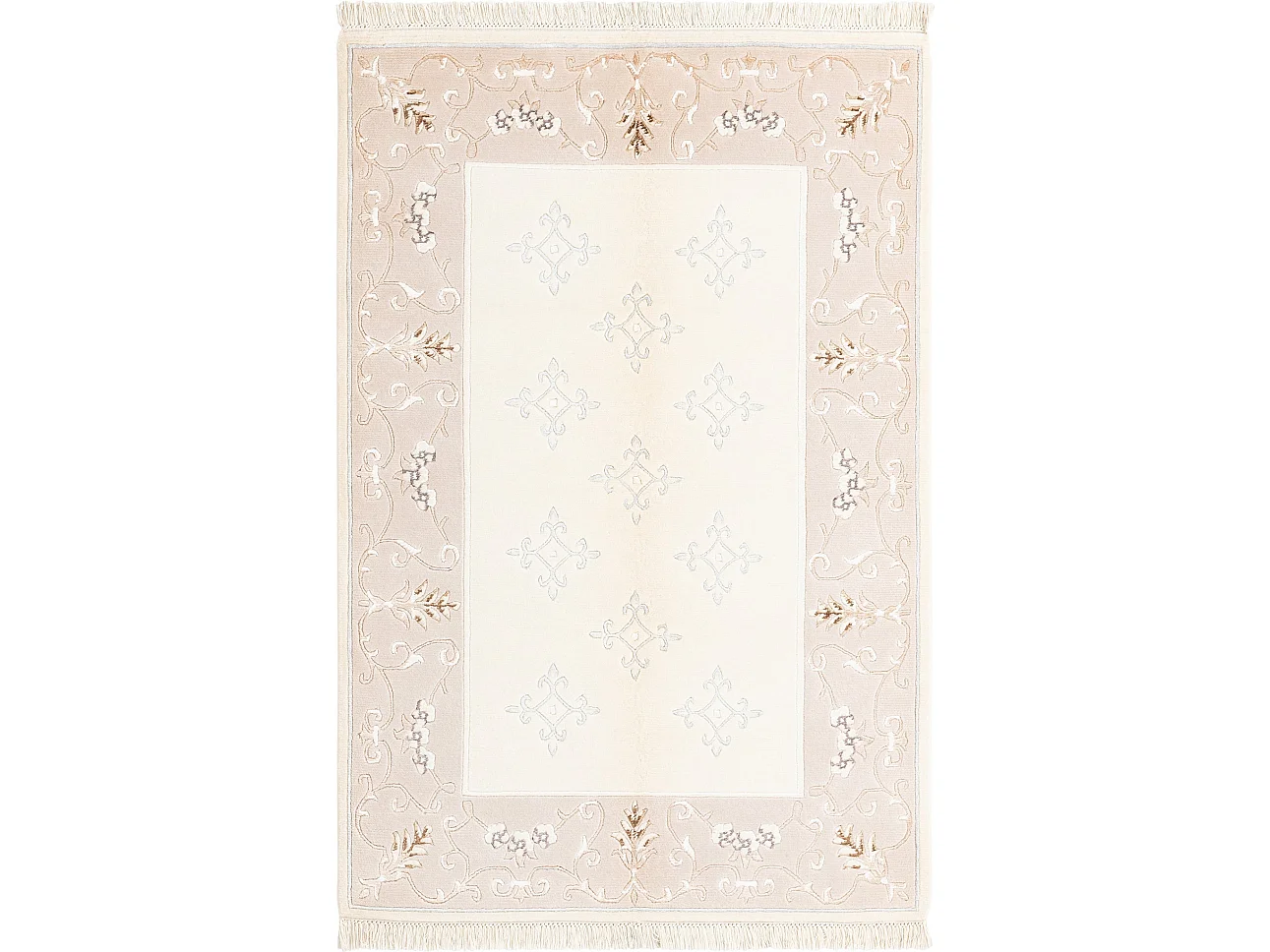 Wollteppich 122x180 Beige Darya
