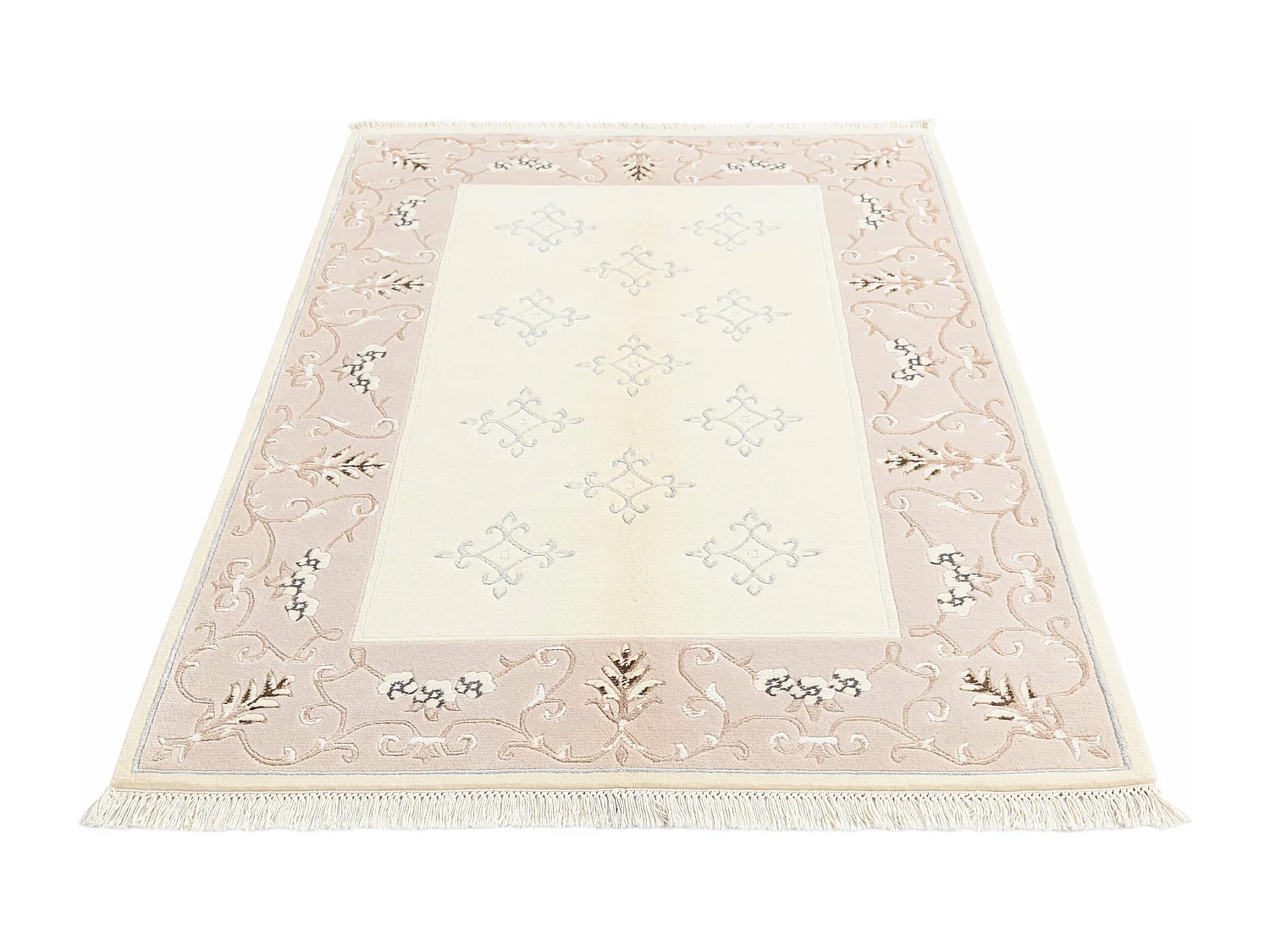 Wollteppich 122x180 Beige Darya
