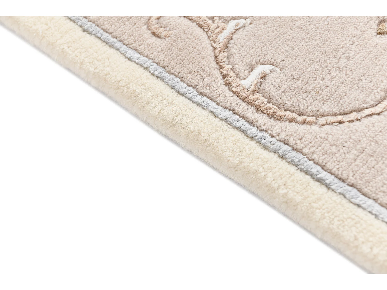 Wollteppich 122x180 Beige Darya