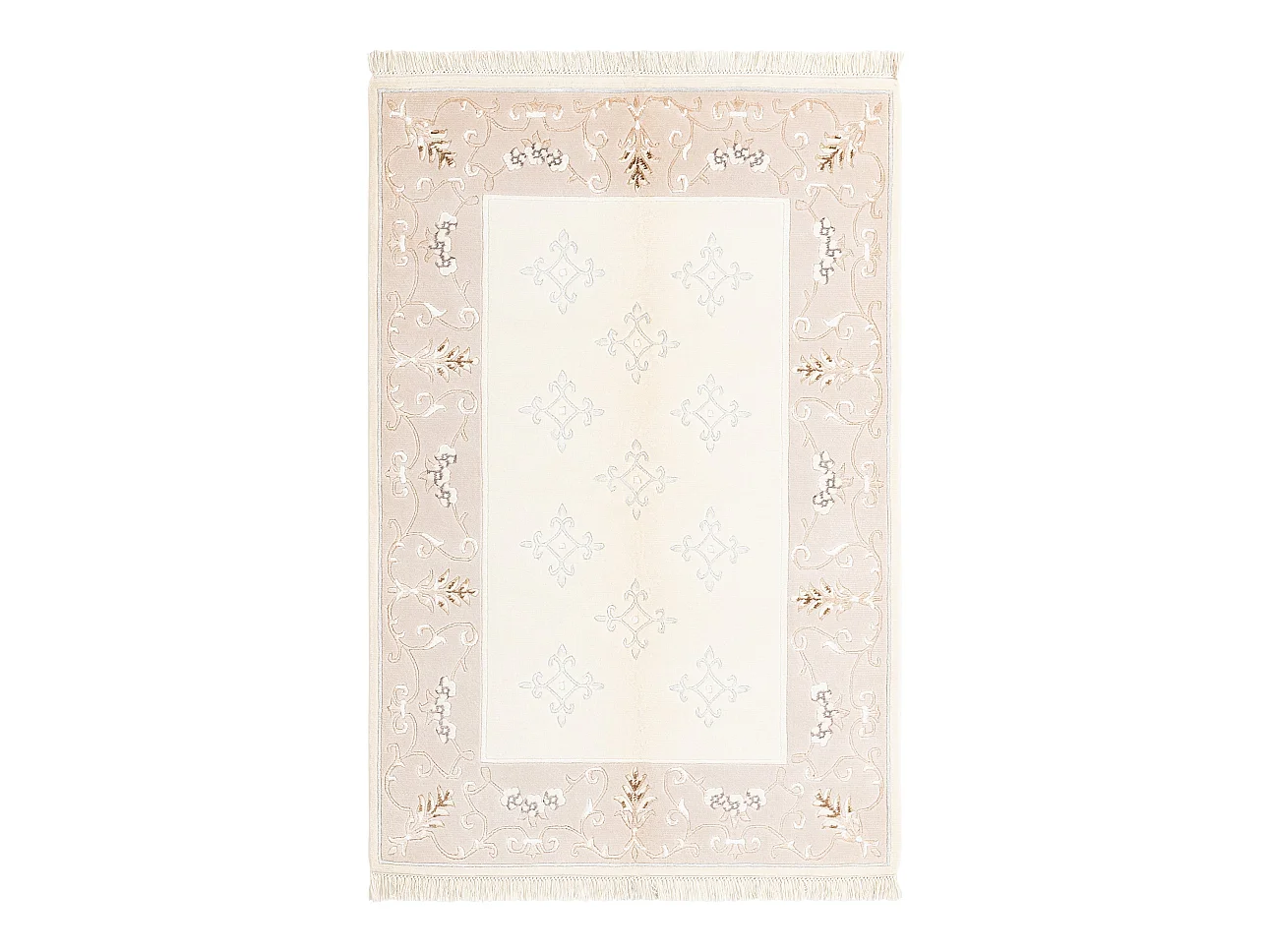 Wollteppich 122x180 Beige Darya