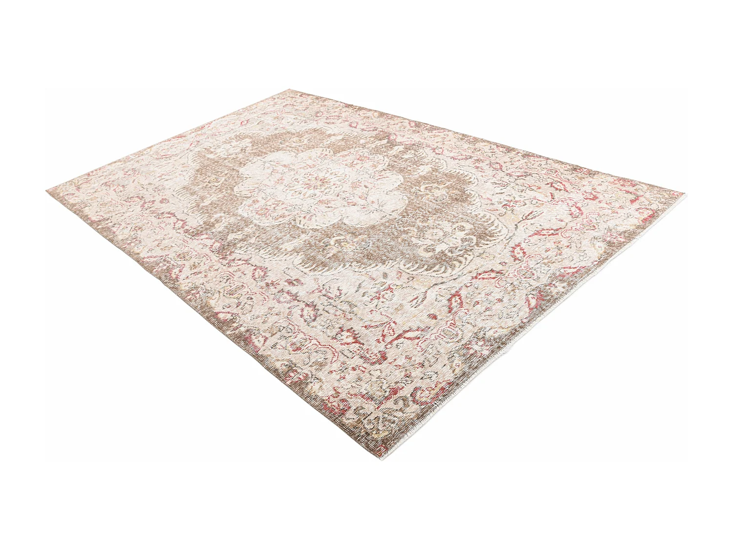 Tapis de laine 170x262 rose Ultra Vintage