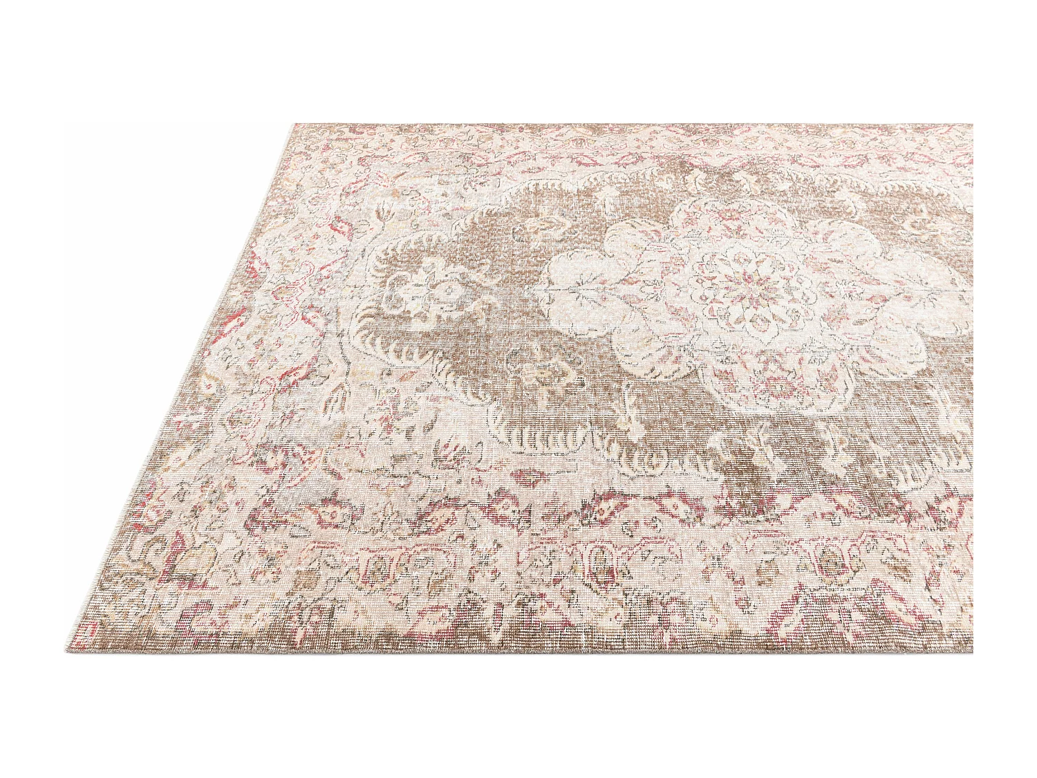 Tapis de laine 170x262 rose Ultra Vintage