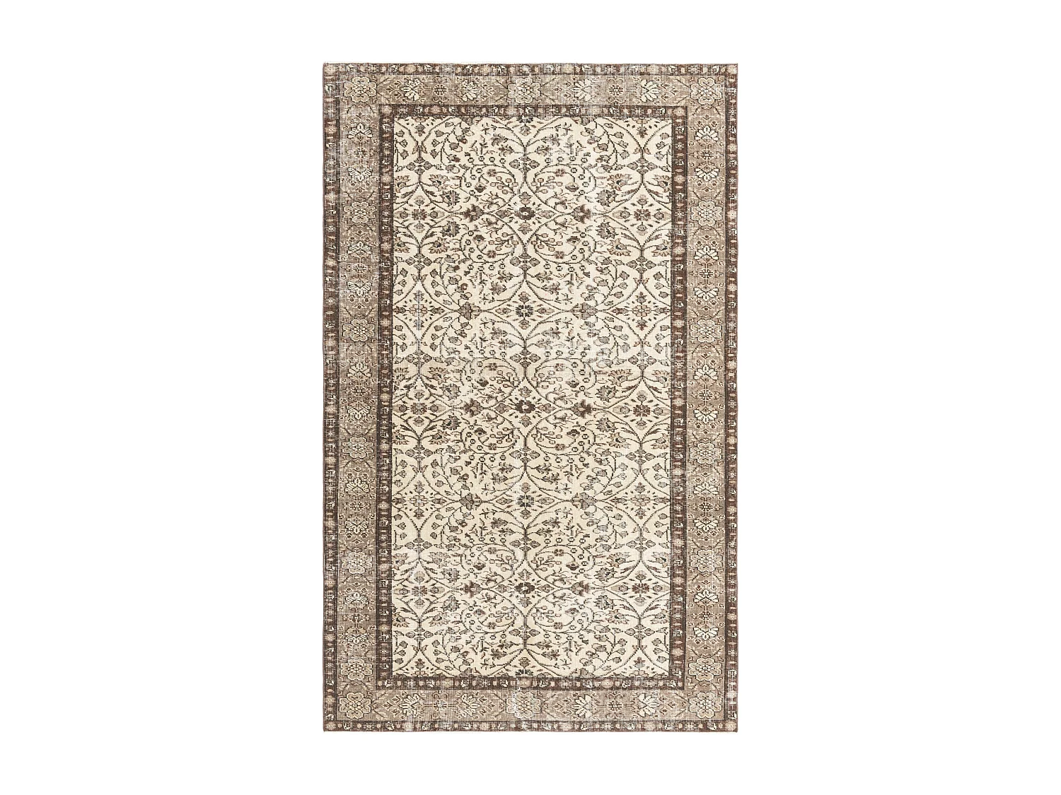 Tappeto in lana 150x249 beige Ultra Vintage