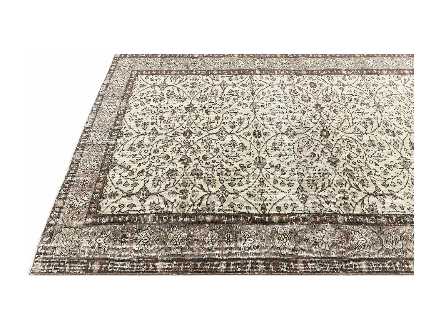 Tappeto in lana 150x249 beige Ultra Vintage