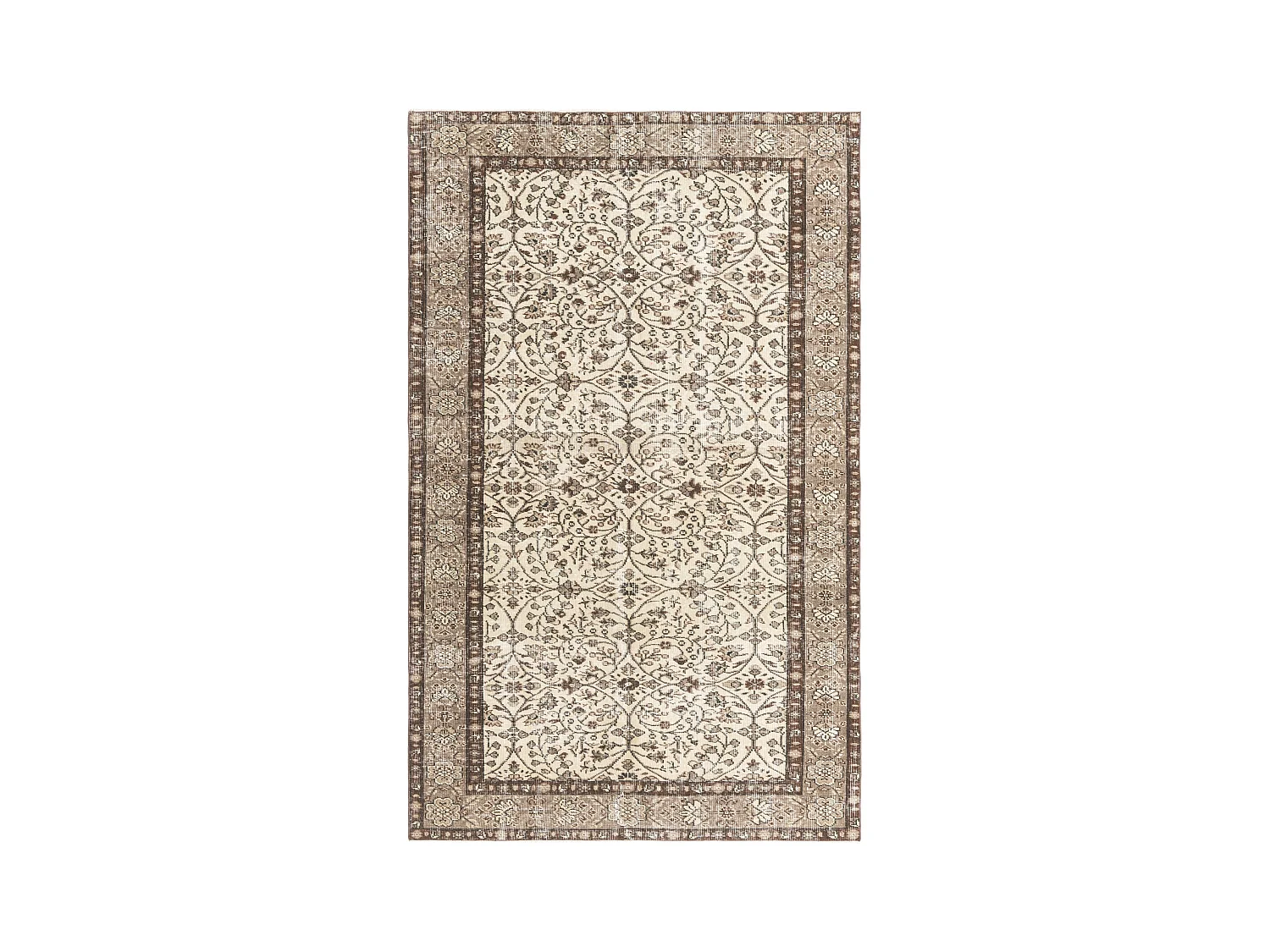 Tapis de laine 150x249 beige Ultra Vintage