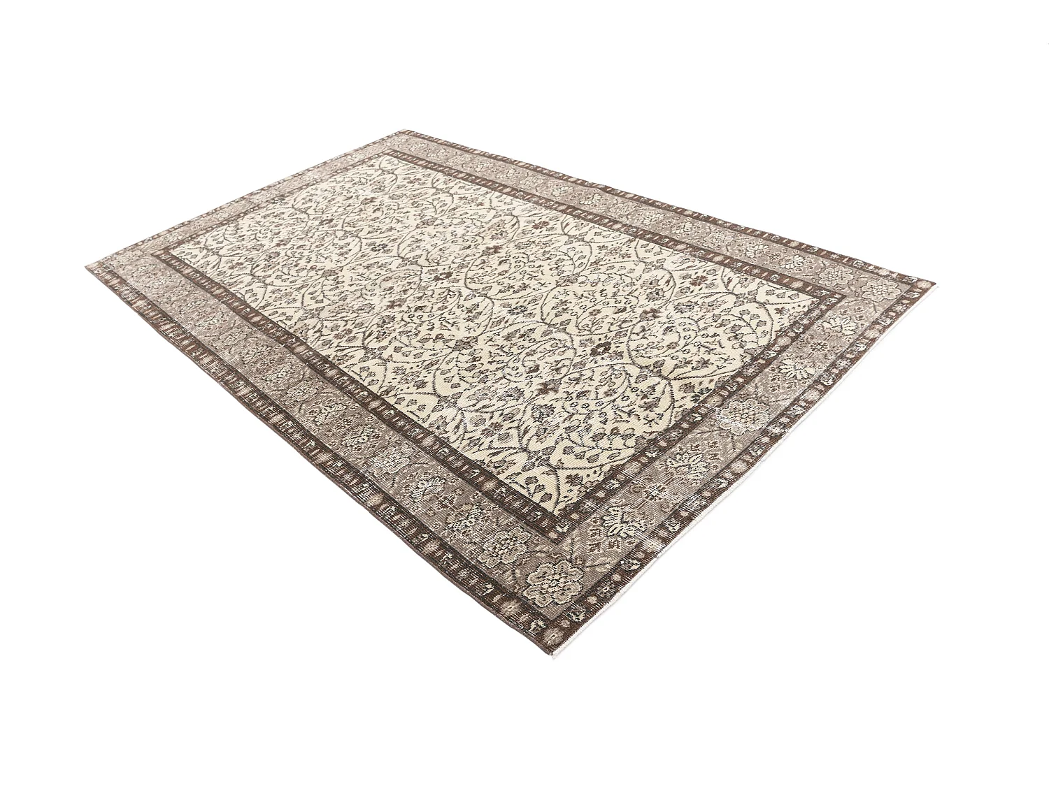 Tapis de laine 150x249 beige Ultra Vintage