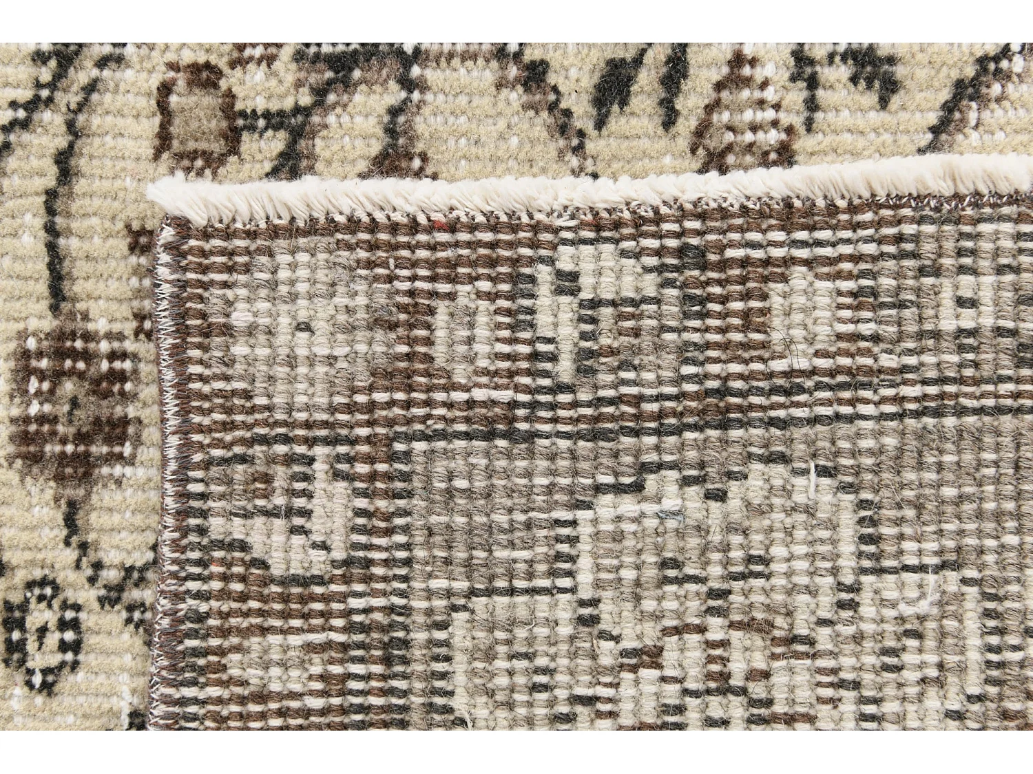 Tapis de laine 150x249 beige Ultra Vintage