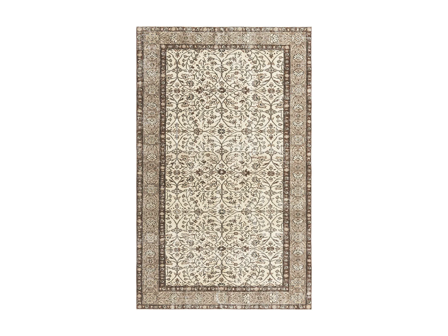 Tapis de laine 150x249 beige Ultra Vintage