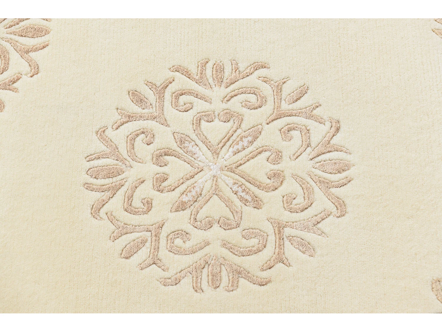 Tapis de laine 170x244 beige Darya