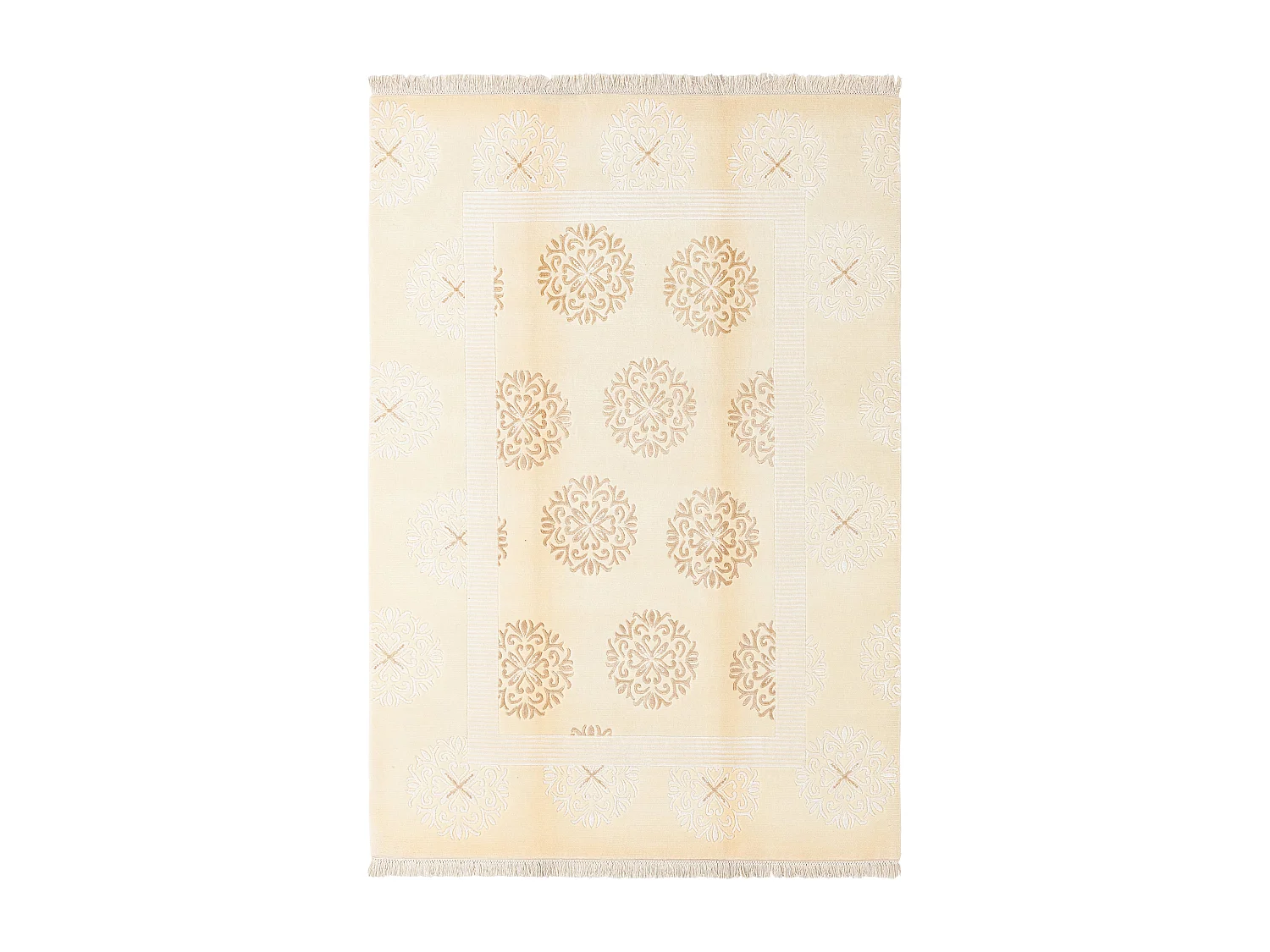 Tapis de laine 170x244 beige Darya