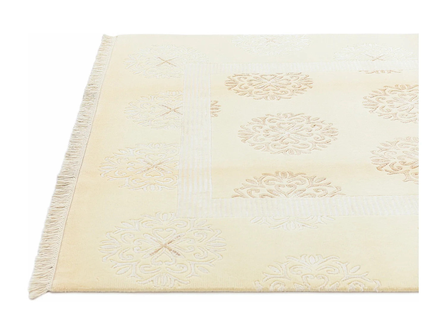 Tapis de laine 170x244 beige Darya