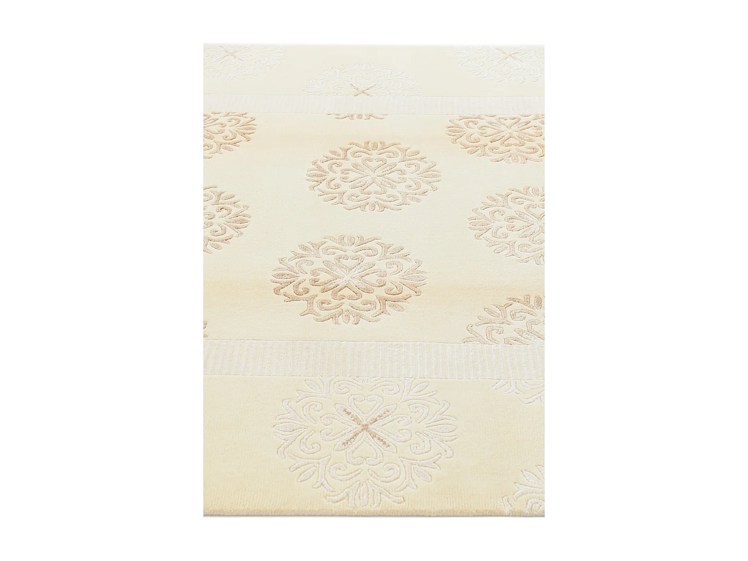 Tapis de laine 170x244 beige Darya