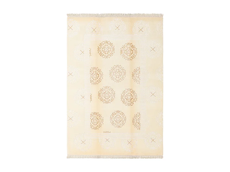 Tapis de laine 170x244 beige Darya