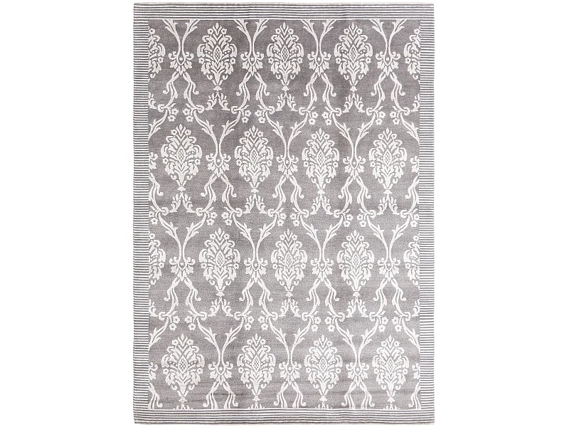 Tapis de laine 173x241 gris Darya