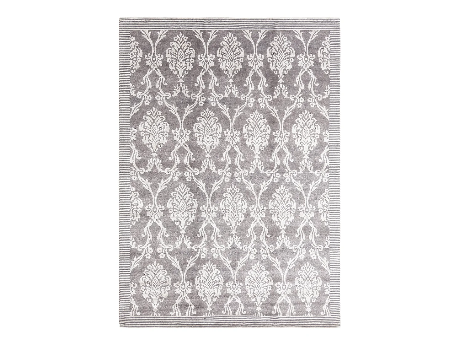 Tapis de laine 173x241 gris Darya